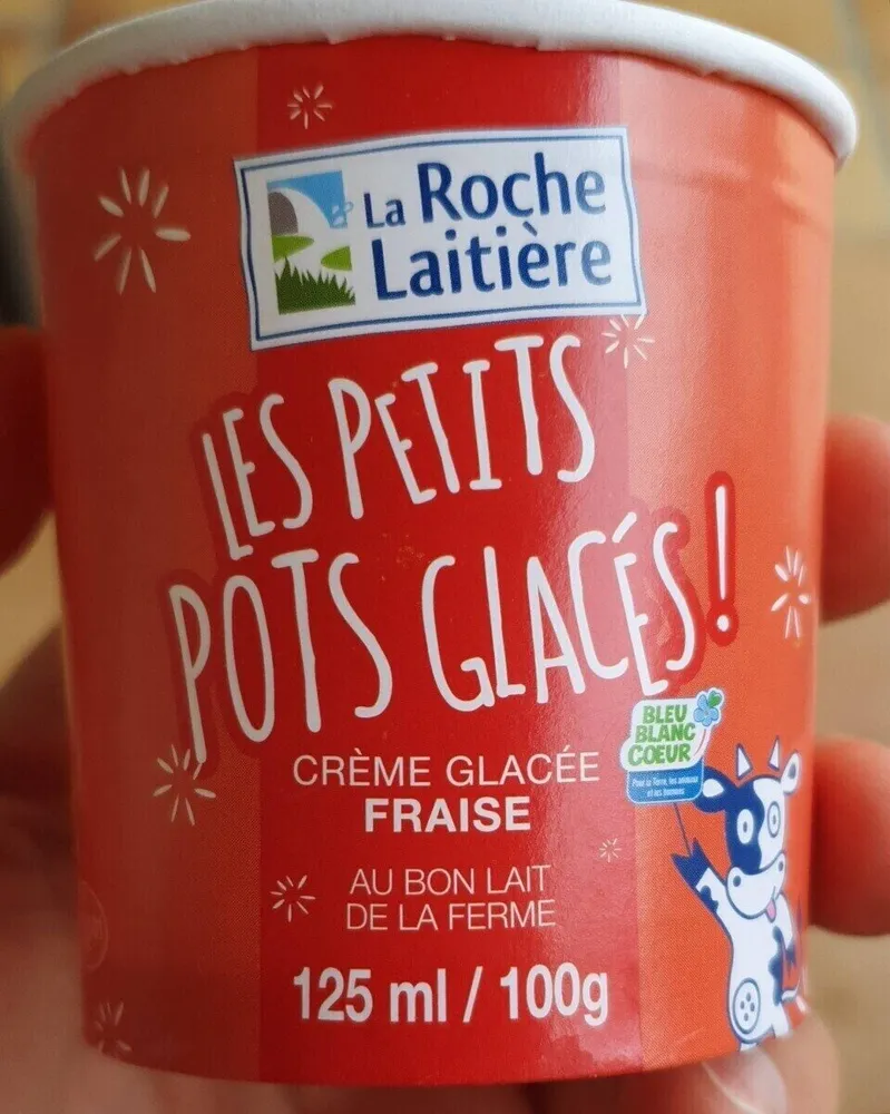 Les petits pots glacés Fraise