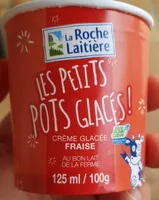Les petits pots glacés Fraise