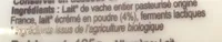 Yaourt biologique nature