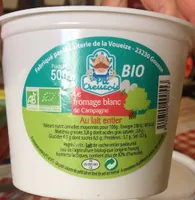 Le Fromage blanc de campagne au lait entier