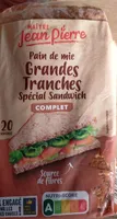 Temps de mie grande tranche spécial sandwich complet