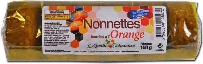 Nonnettes Au Miel Et à L'orange x 6