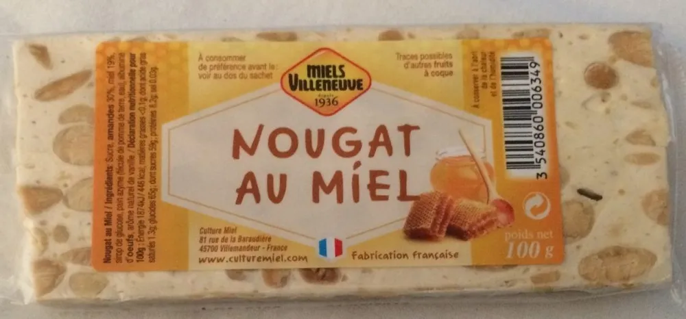 Nougat au míel