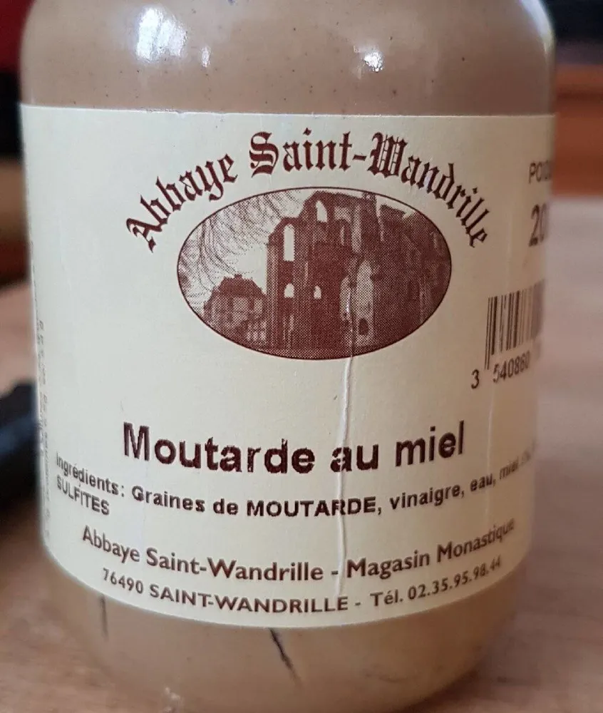 Abbaye De Saint Wandrille -moutarde Au Miel 200 g