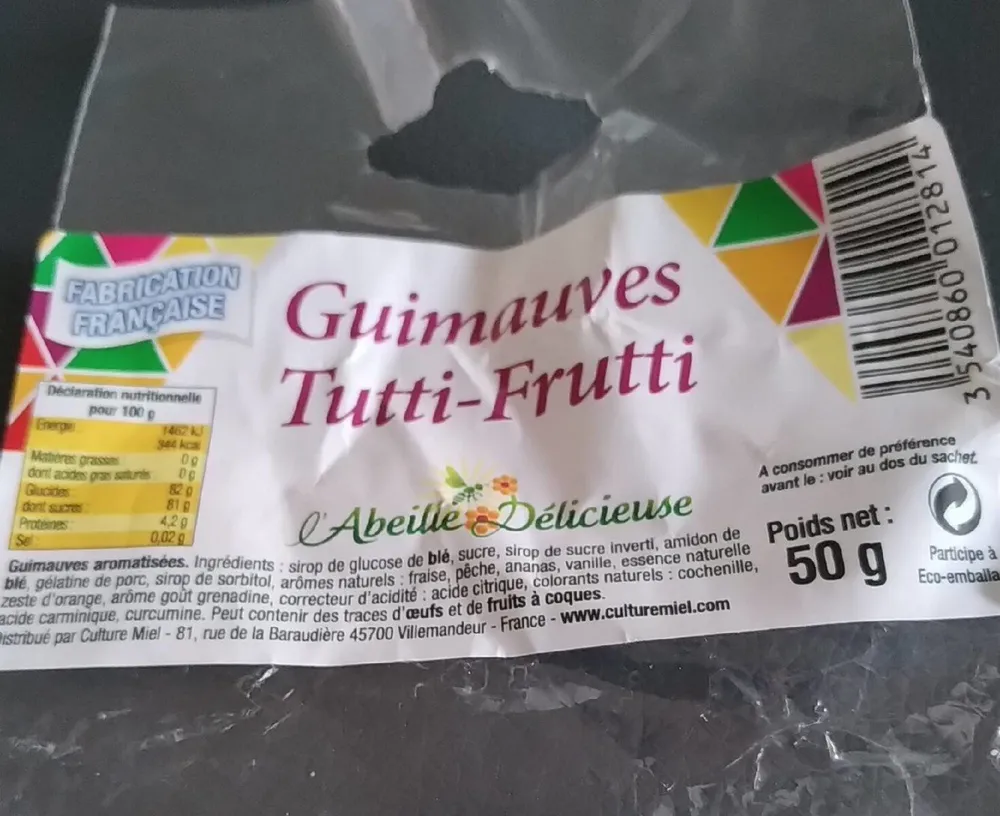 Guimauves Tutti Frutti