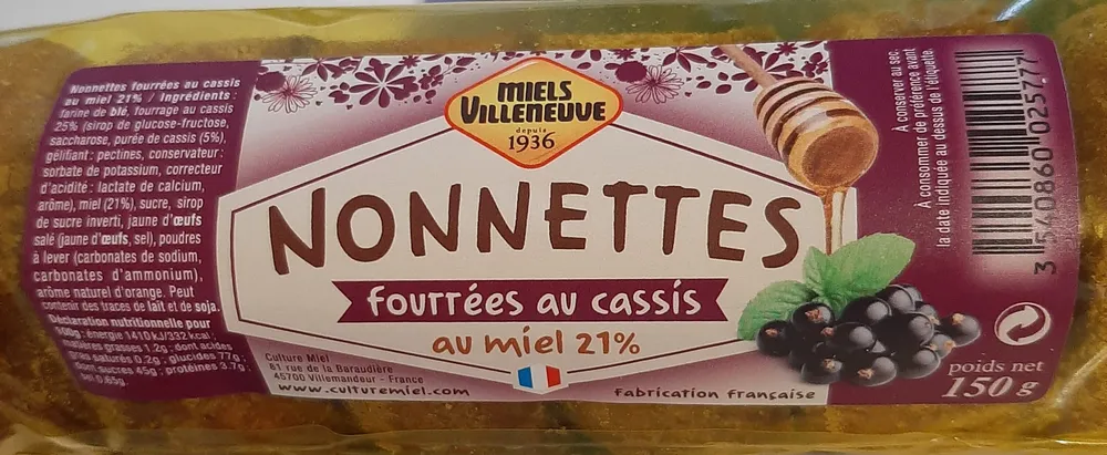 Nonnettes au Miel🍯🐝 et au cassis