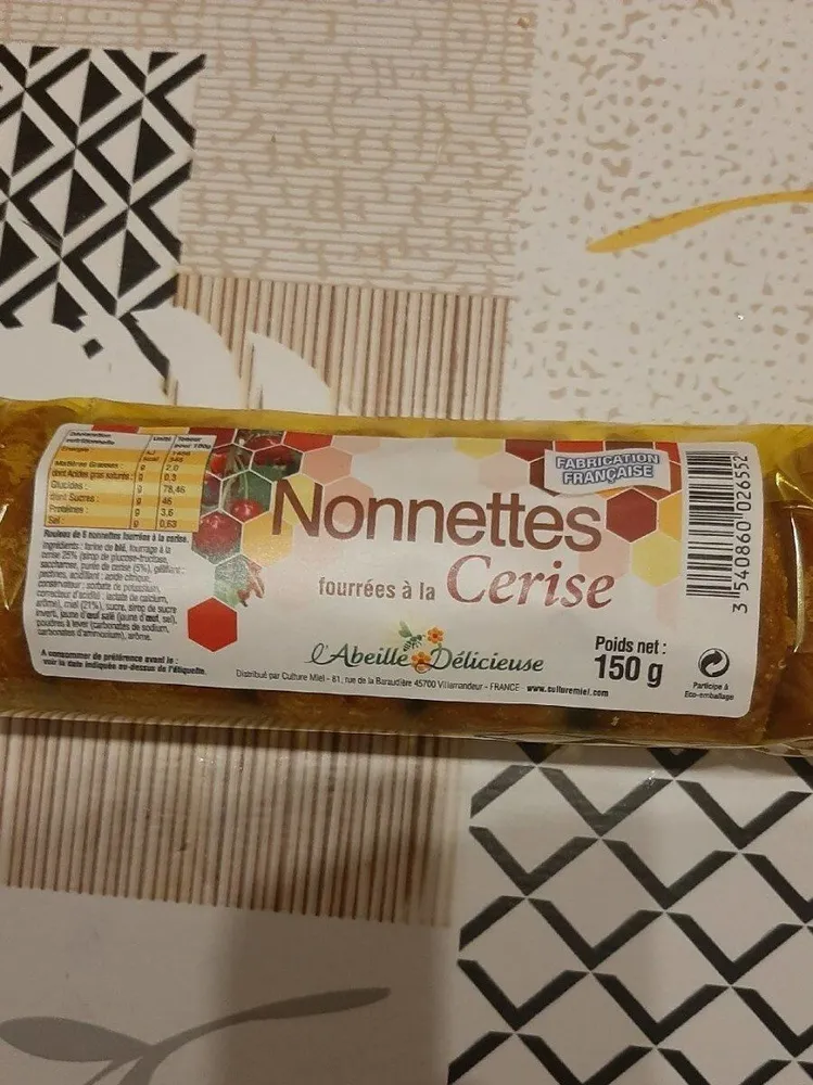 Nonnettes au miel fourrées à la cerise