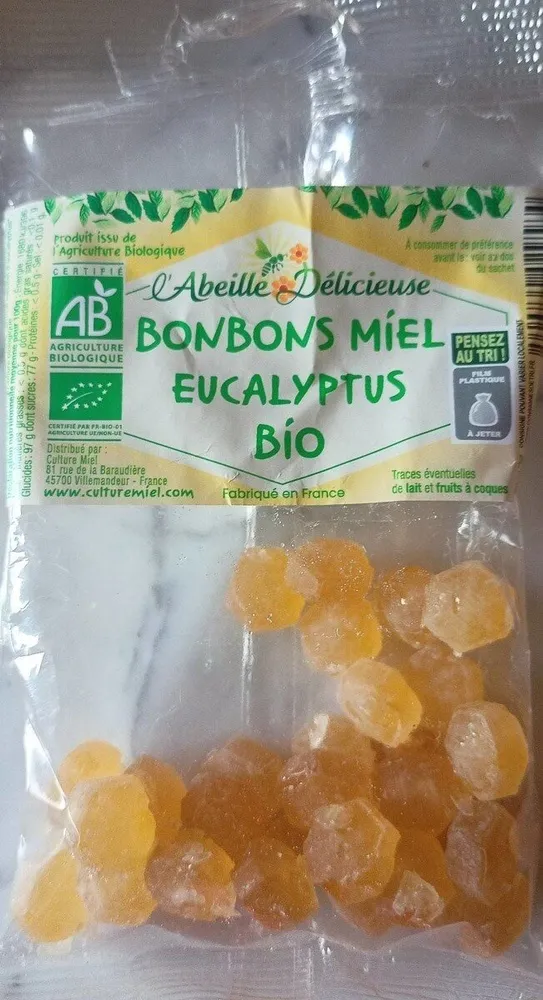 Bonbons Miel Eucalyptus Bio