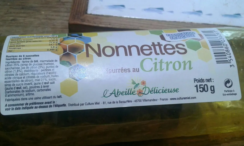 Nonnettes Au Miel Et Au Citron x 6