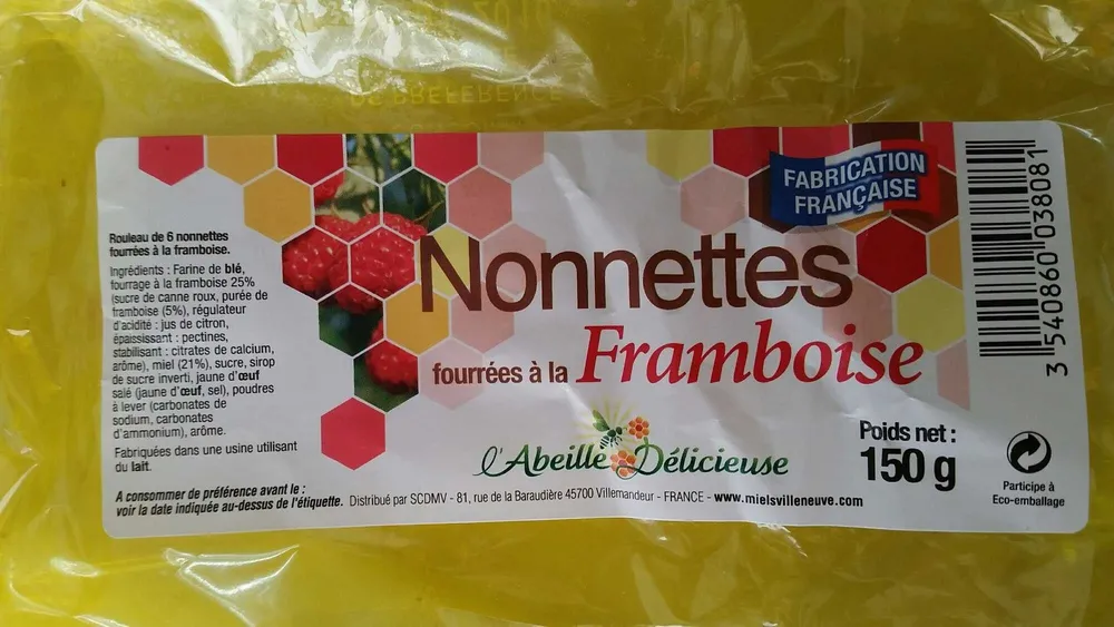 Nonnettes fourrées à la Framboise