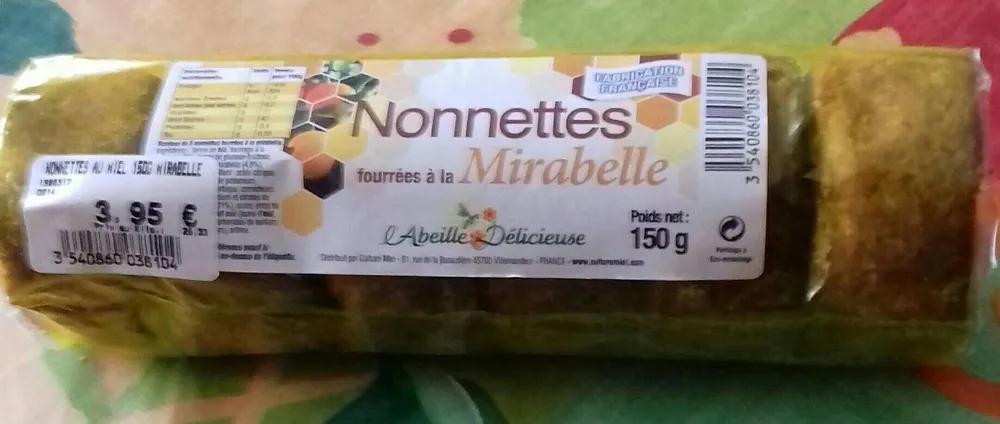 Nonnette fourées à la mirabelle