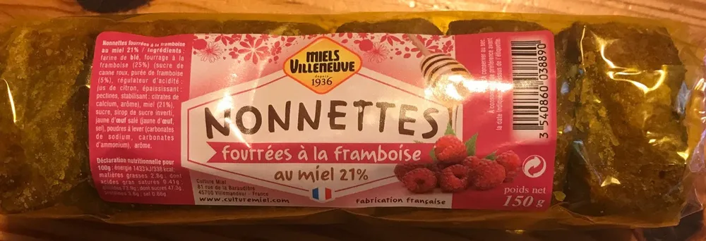 Nonnettes fourrées a la framboise