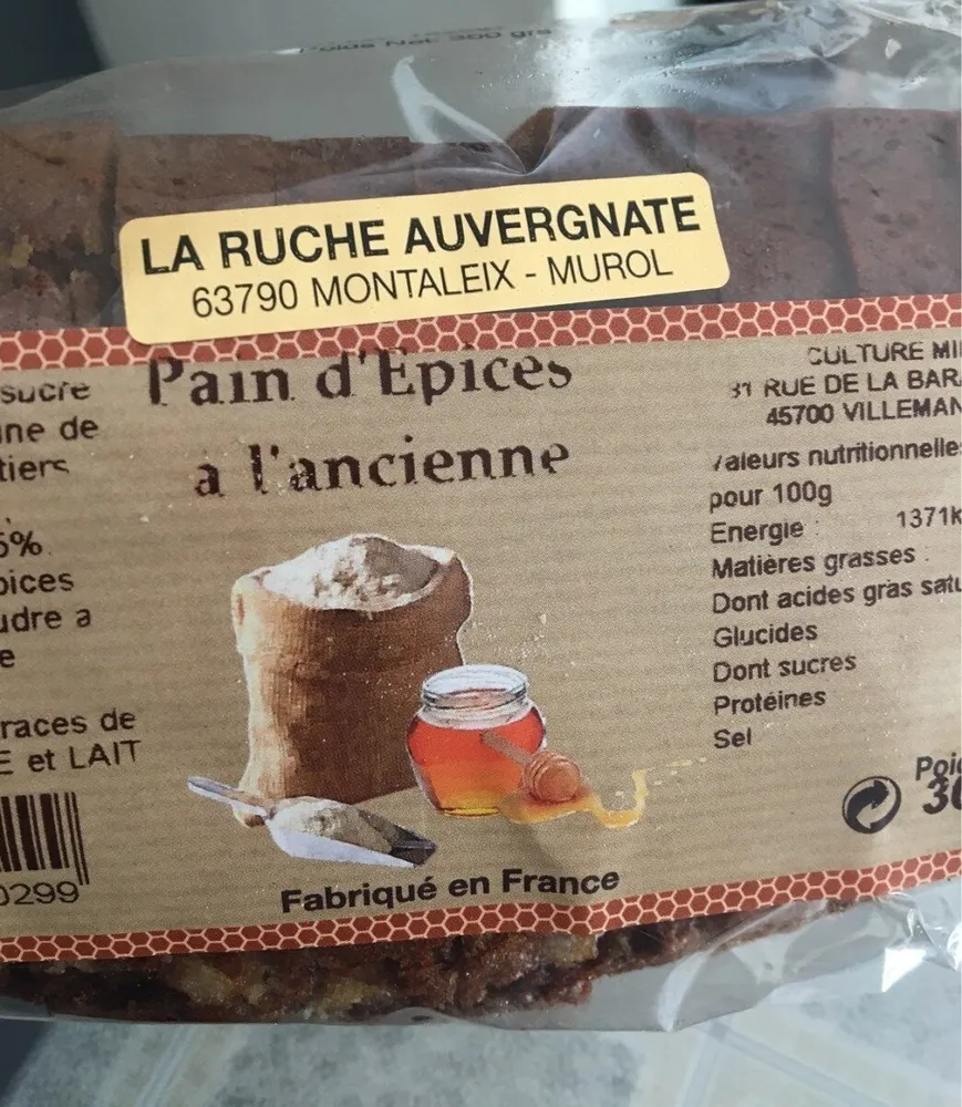 Pain d'epices a l'anciene