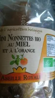 Mini nonnettes bio au miel et à l'orange