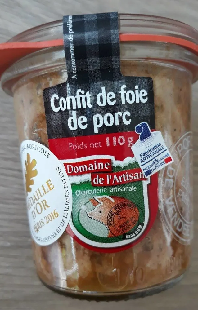 Confit de foie de porc