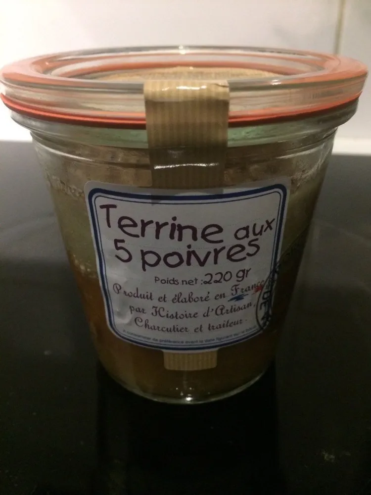 Terrine aux 5 poivres