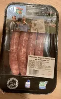 Chipolatas de porc fermier plein air de vendee