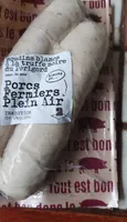 Boudin blanc à la truffe noire