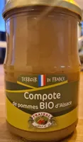 Compote de pommes BIO d'Alsacs