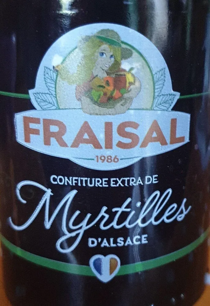 Confiture extra de Myrtilles d'Alsace