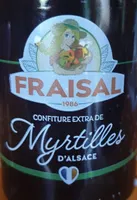 Confiture extra de Myrtilles d'Alsace