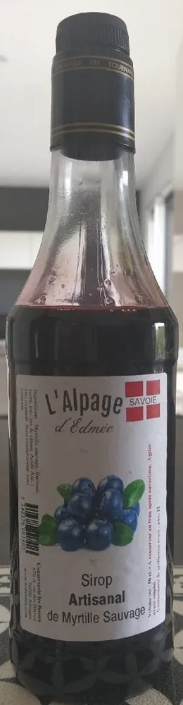 Sirop de myrtille