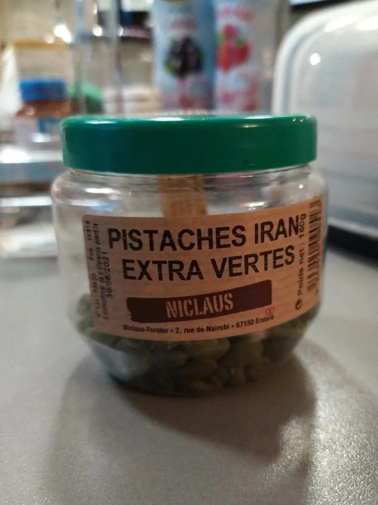 Pistaches Iran Extra Vertes