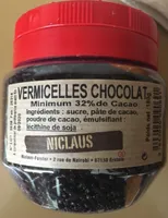 Vermicelles au chocolat NICLAUS