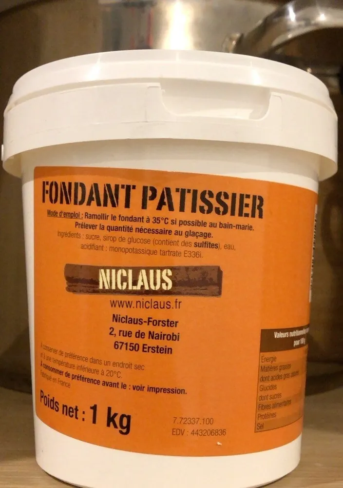 fondant patissier