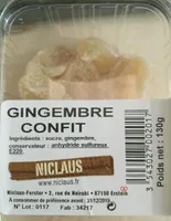 Gingembre confit