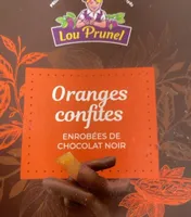 Oranges confites enrobées de chocolat noir