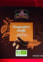 Gingembre bio enrobé de chocolat noir