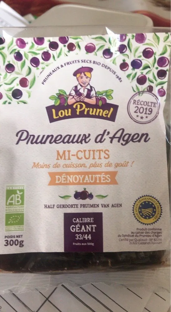 Pruneaux d’Agen mi-cuit dénoyautés