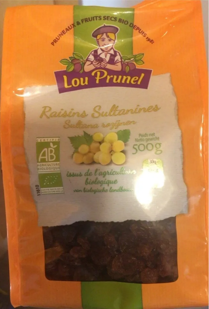 Raisins sultanines