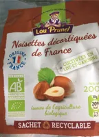 Noisettes décortiquées de France