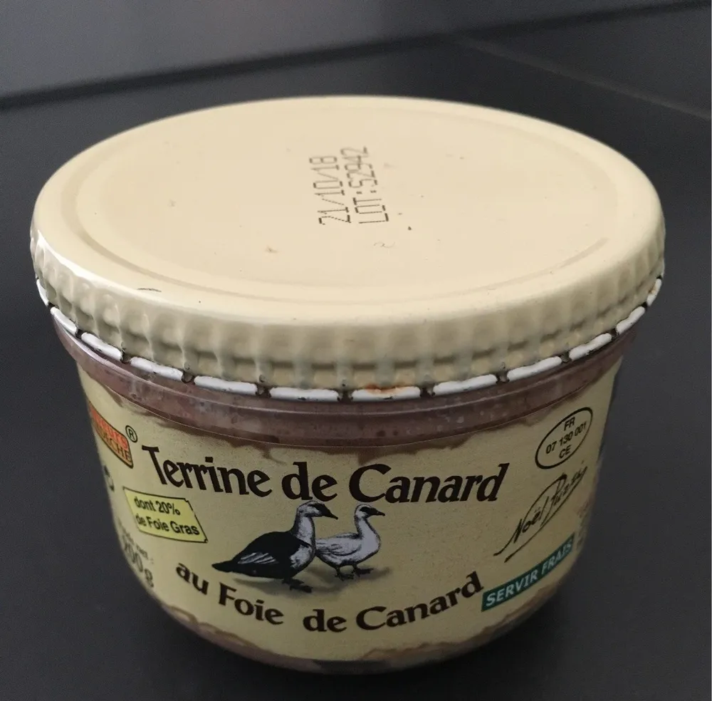 Terrine de Canard au foie de canard