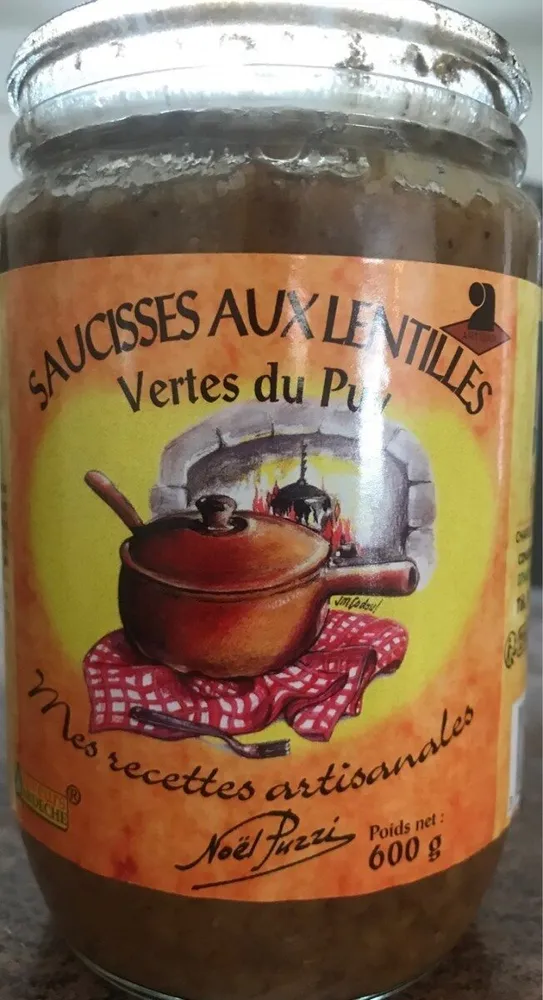 Saucisses aux lentilles