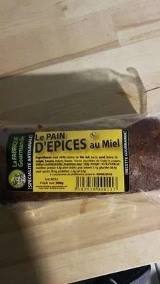 Pain d'epices au miel artisanal