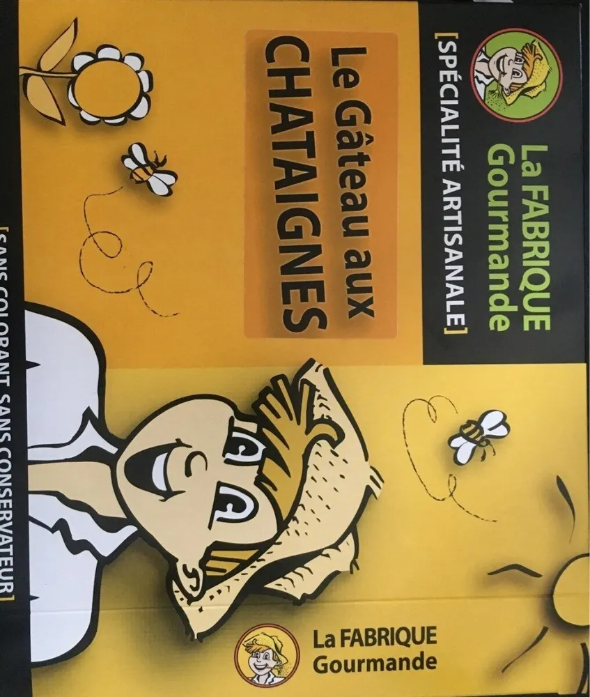 Le gateau aux chataignes LA FABRIQUE GOURMANDE