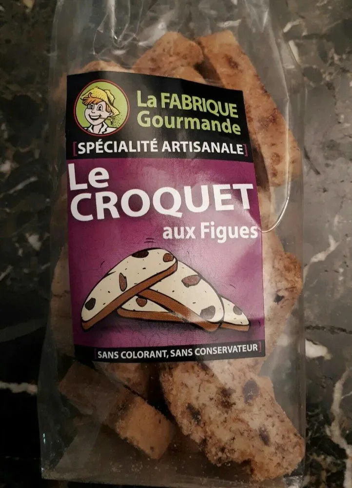 Le croquet aux figues LA FABRIQUE GOURMANDE