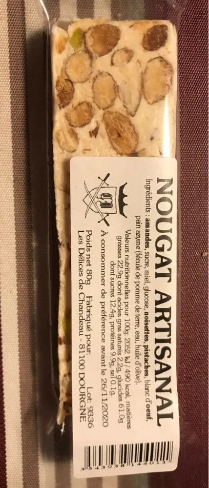 Nougat artisanal