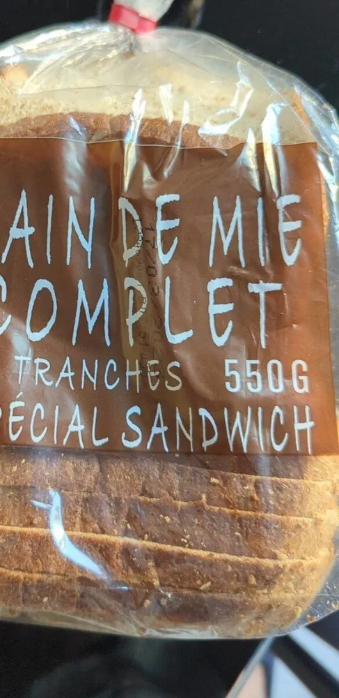 Pain de mie complet