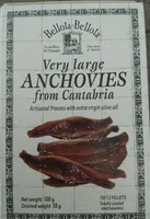 Very larges anchovies from Cantabria