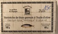 Ventrèche de thon germon à l'huile d'olive