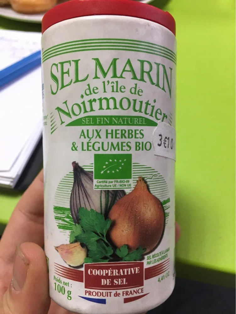 Sel Marin de l’Île de Noirmoutier aux herbes & légumes bio