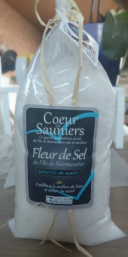 Fleur de sel naturelle de l'île de noirmoutier