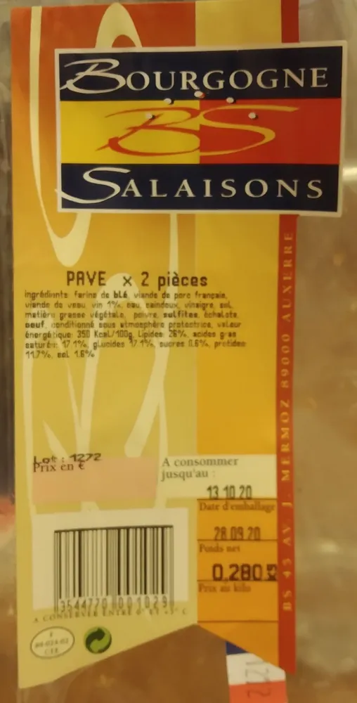 Pavé 2 pièces