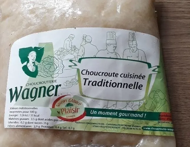 Choucroute cuisinée Traditionnelle