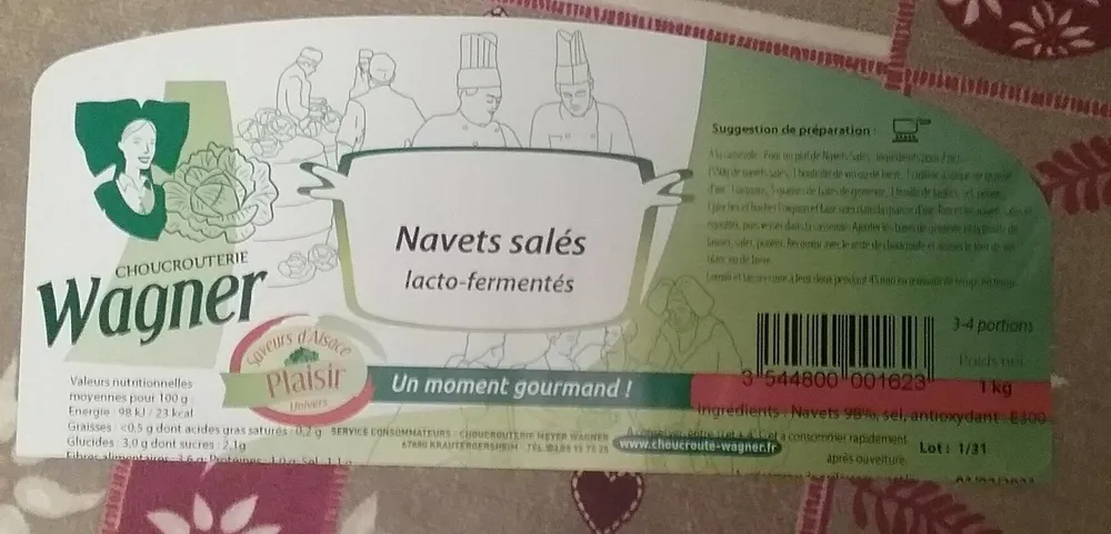 Navets salés