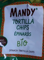 Tortilla chips épinards